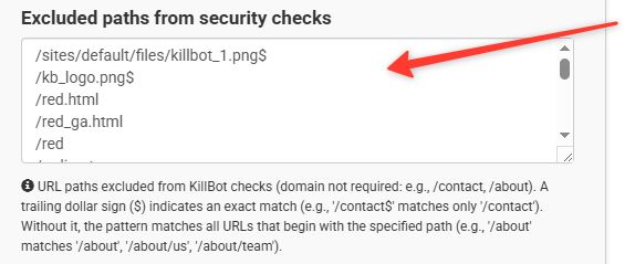 Allow access by URL path in KillBot