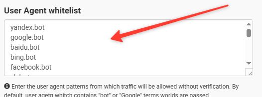 Allow access by User Agent