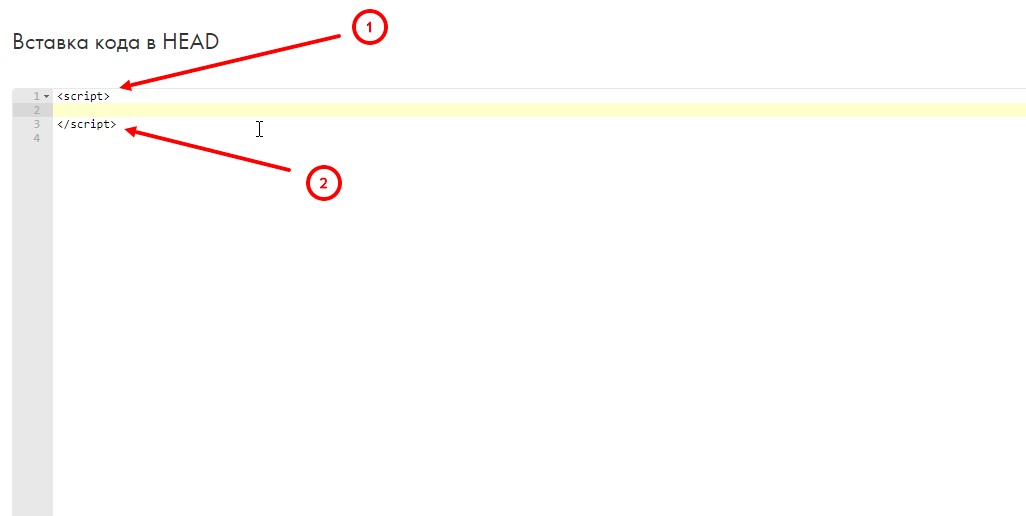 Добавляем теги script