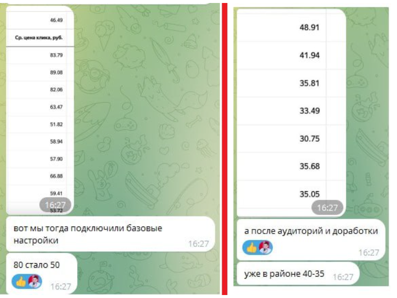 Улучшение характеристик при подключении килбота